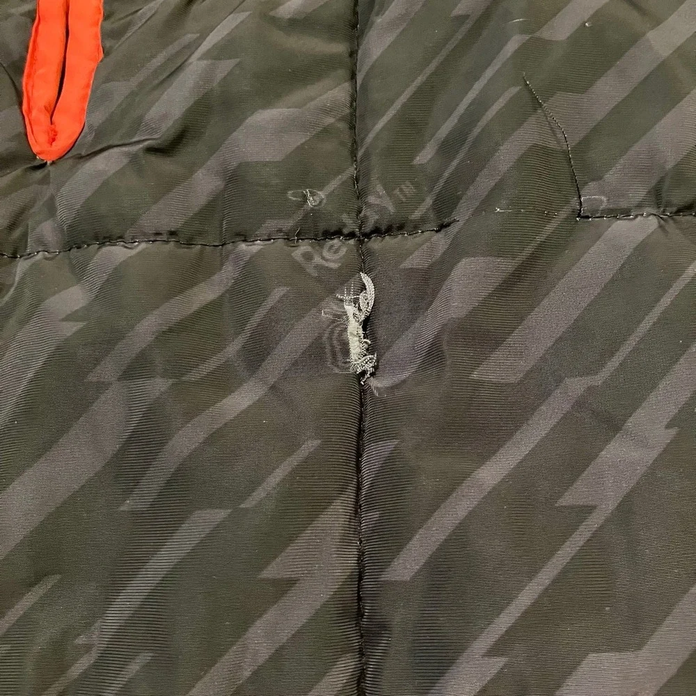 Reddy Dog‎ Reflective Puffer Jacket Insulated Water-Resistant Black Gray XXLarge